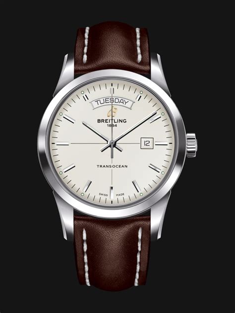 breitling transocean day date blu v7f|bob's breitling day date.